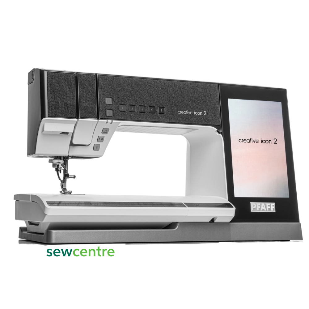 Máquina de coser y bordar Pfaff Creative Icon 2 en tela Dusk - Exclusiva de Sew Centre