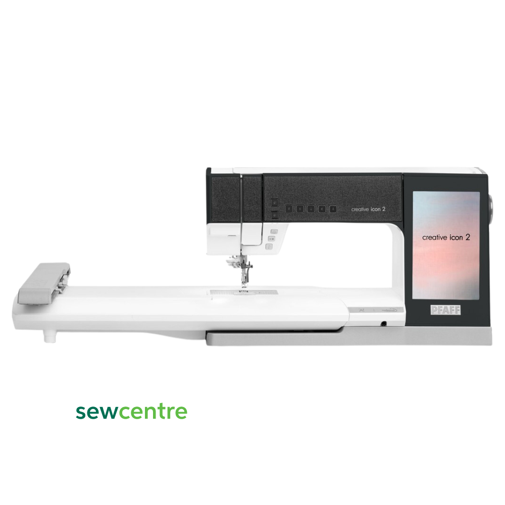 Máquina de coser y bordar Pfaff Creative Icon 2 en tela Dusk - Exclusiva de Sew Centre