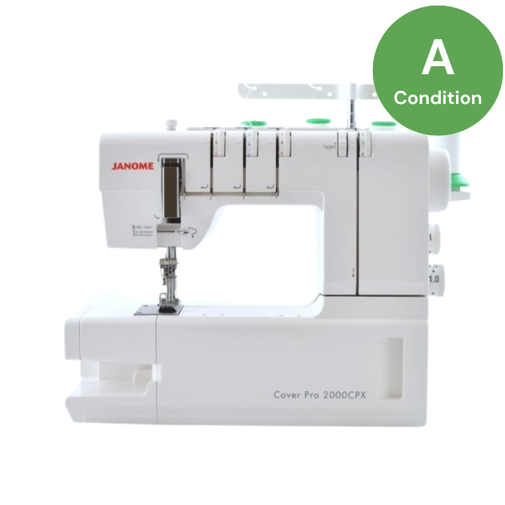 Remalladora Janome 2000CPX - Reacondicionada, condición "A"