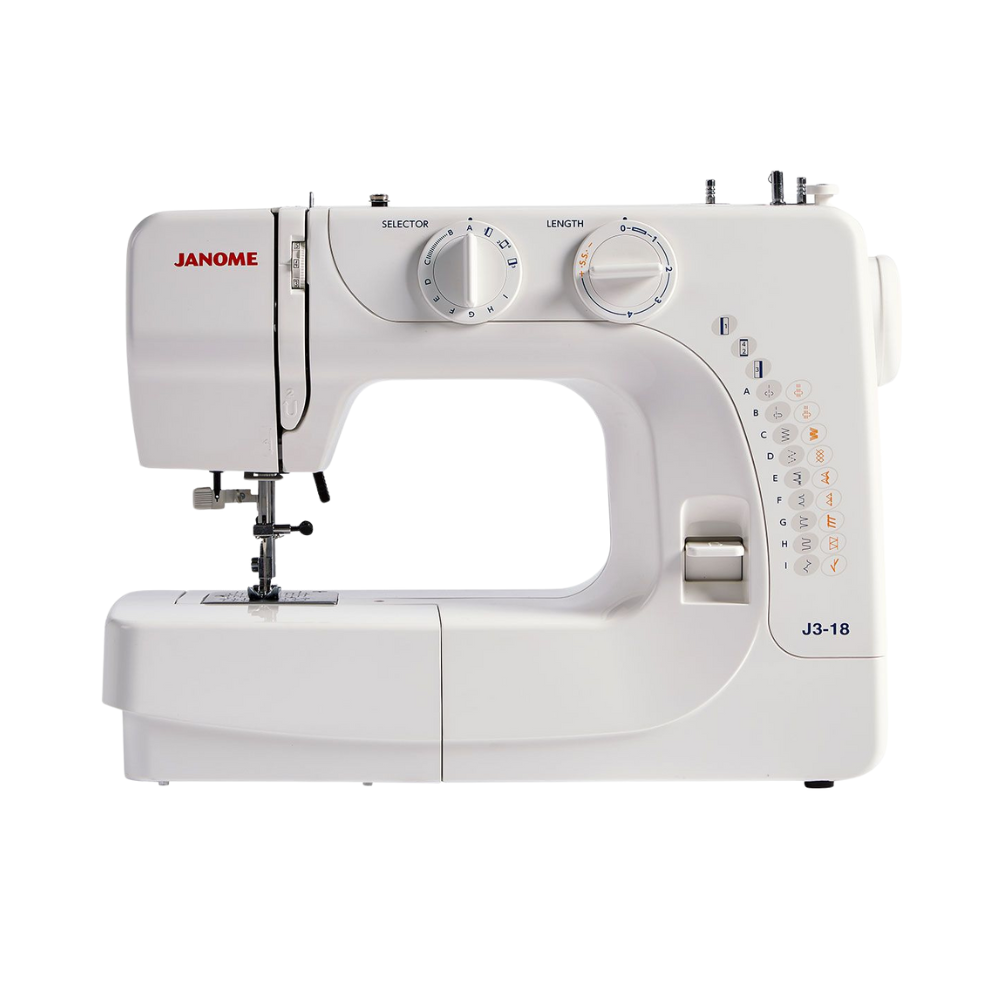Janome J3-18 + Kit de moda y acabado GRATUITO valorado en más de 100 £