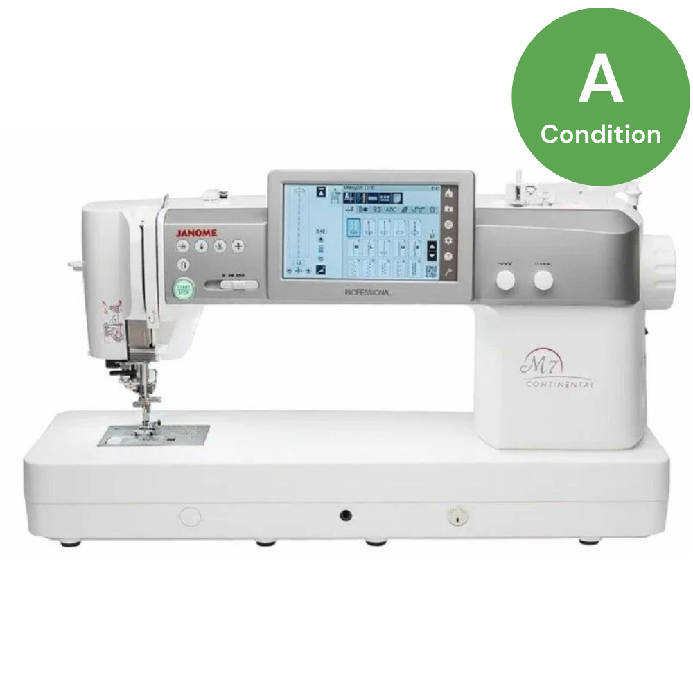 Máquina de coser Janome Continental M7 - Reacondicionada Condición "A"